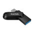 SanDisk Ultra Dual Drive Go - 32 GB - USB Type-A / USB Type-C - 3.2 Gen 1 (3.1 Gen 1) - 150 MB/s - Swivel - Black