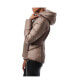 Фото #3 товара Women's Smocked Detail Jacket in Glossy Nylon