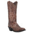 Фото #2 товара Laredo Braylynn Embroidered Studded Snip Toe Cowboy Womens Brown Casual Boots 5