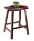 Фото #7 товара Katashi 23.78" Wood Fan Shape Counter Stool