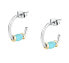 Фото #1 товара Charming bicolor hoop earrings Colori SAXQ12