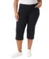 ფოტო #1 პროდუქტის Plus Size Amanda High-Rise Capri Jeans