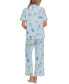 ფოტო #2 პროდუქტის Women's Annie 2-Pc. Pajamas Set