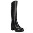 Фото #2 товара Dirty Laundry Go Girl Smooth Round Toe Platform Womens Black Casual Boots GGRU0