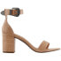 Фото #1 товара COCONUTS by Matisse Callin Croc Ankle Strap Womens Beige Dress Sandals CALLIN-N