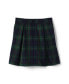 ფოტო #3 პროდუქტის Women's School Uniform Plaid Pleated Skort Top of Knee