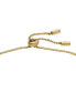 ფოტო #3 პროდუქტის Heritage D-Link Glitz Gold-Tone Stainless Steel Chain Bracelet