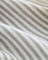 Flat sheet with thin stripes