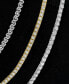 Фото #4 товара Браслет Macy's Diamond Tennis в белом золоте 10 каратные.