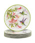 Hummingbird Dinner Plate 11", Service For 6 - фото #1