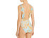 Nicholas Sonya 285516 Women Belted Printed One-Piece Swimsuit, Size XL - фото #2