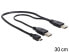 Фото #4 товара Delock 83178 - 0.3 m - 2 x USB A - USB 2.0 - Male/Male - 480 Mbit/s - Black