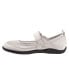 Фото #4 товара Softwalk Haddley S1606-050 Womens Gray Leather Mary Jane Flats Shoes 10