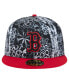 Фото #2 товара Men's Black Boston Red Sox Sands 59FIFTY Fitted Hat