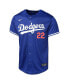 Фото #3 товара Big Boys and Girls Clayton Kershaw Royal Los Angeles Dodgers Alternate Limited Player Jersey