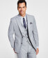 Фото #1 товара Men's Slim-Fit Wool Sharkskin Suit Jacket, Created for Macy's