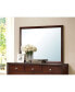 Фото #1 товара Ilana Mirror In Brown Cherry