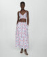 ფოტო #7 პროდუქტის Women's Printed Midi Skirt