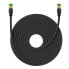 Фото #2 товара Szybki kabel sieciowy LAN RJ45 cat.8 40Gbps plecionka 20m czarny