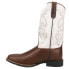 Фото #5 товара Roper Monterey Square Toe Cowboy Mens Brown, White Casual Boots 09-020-0904-292