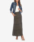 ფოტო #4 პროდუქტის Women's Tiered Maxi Skirt