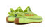 adidas originals Yeezy Boost 350 V2 黄斑马 "Semi Frozen Yellow" 潮流 低帮 运动休闲鞋 男女同款 荧光绿