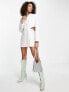 Фото #1 товара Kyo The Brand cut out side boxy blazer dress in white