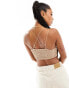 Фото #4 товара Free People Adella lace bralet in light sand