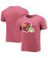 Men's Burgundy Washington Football Team Alternative Logo Tri-Blend T-shirt