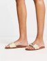 ALDO Glaeswen raffia sandals in beige Бежевый, 36 - фото #4