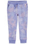 Baby Butterfly Print Pull-On Fleece Pants 12M