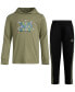 ფოტო #4 პროდუქტის Little & Toddler Boys Graphic Hooded T-Shirt & Pants, 2 Piece Set