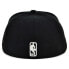Фото #1 товара Men's Black Chicago Bulls Black and White Logo 59FIFTY Fitted Hat