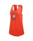 ფოტო #3 პროდუქტის Women's Orange Houston Astros City Connect Crossed Back Tank Top