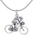 Фото #1 товара Silver pendant Cyclist PRMP14191