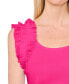 ფოტო #3 პროდუქტის Women's Ruffle Rib Knit Tank