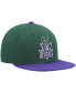 Фото #4 товара Men's Green and Purple Milwaukee Bucks Hardwood Classics Team Two-Tone 2.0 Snapback Hat
