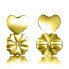 MASIVE SECURITY earring closures - 1 pair Gold