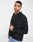 Фото #1 товара Calvin Klein cotton nylon overshirt in black