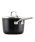 Фото #3 товара Hard Anodized Ceramic Nonstick 3 Quart Saucepan