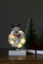 Фото #3 товара Konstsmide Wood/Cotton Moose - Light decoration figure - White - Cotton - Wood - Universal - IP20 - 6 h