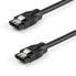 Фото #1 товара 0.6 m Round SATA Cable - 0.6 m - SATA III - SATA 7-pin - SATA 7-pin - Male/Male - Black