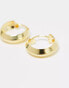 Фото #8 товара Kingsley Ryan Gold Plated 2 pack of hoop earrings in gold