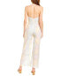 Ash & Eden Sarah Halter Neck Jumpsuit Women's White M