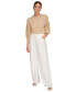 Фото #4 товара Women's Top-Stitched Crinkle Trousers