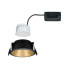 PAULMANN 934.03 - Recessed lighting spot - Non-changeable bulb(s) - 1 bulb(s) - 6.5 W - 460 lm - Black - Gold