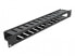 Фото #4 товара Delock 66550 - Cable management panel - Black - Metal - 1U - 48.3 cm (19") - 70 mm