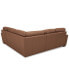 Фото #20 товара Ennia 2-Pc. Leather Sectional Sofa, Created for Macy's