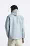 Фото #3 товара Куртка-рубашка ZARA с контрастной строчкой