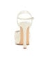 Фото #3 товара Women's Legacy Bridal Platform Stiletto Dress Sandals